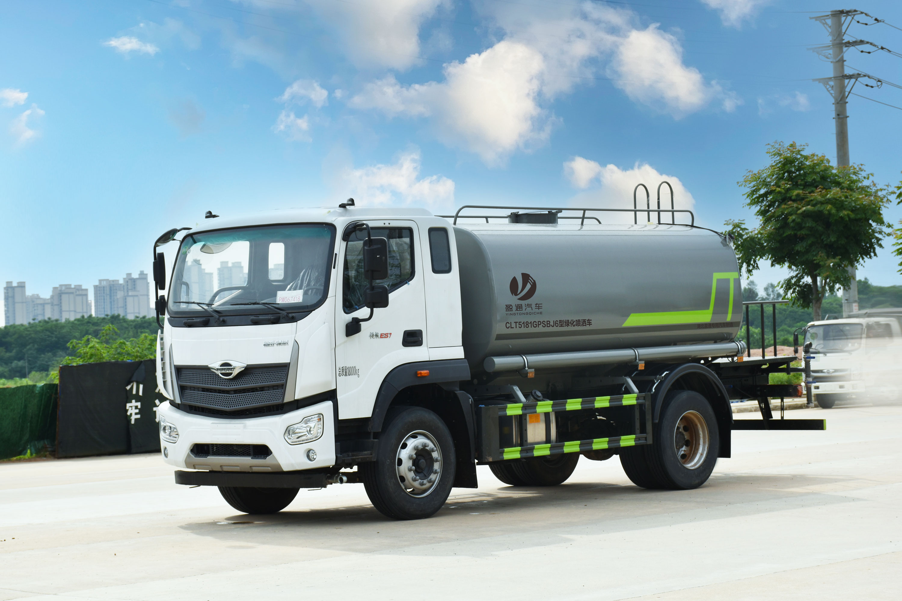 福田領(lǐng)航ES7消防灑水車|CLT5181GPSBJ6B型綠化噴灑車